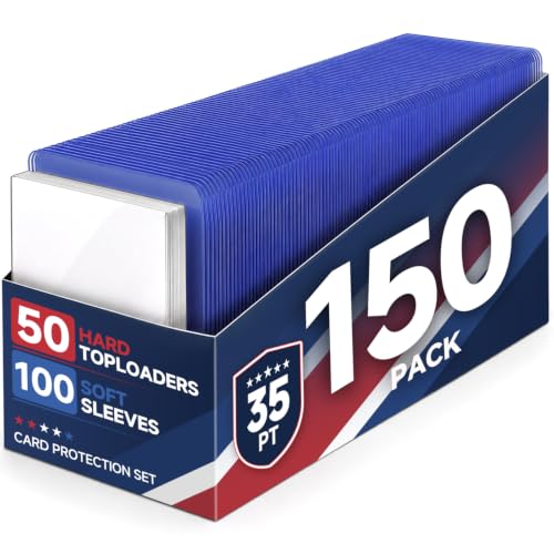 Card Protection Set - 50 Hard Toploaders & 100 Soft Sleeves