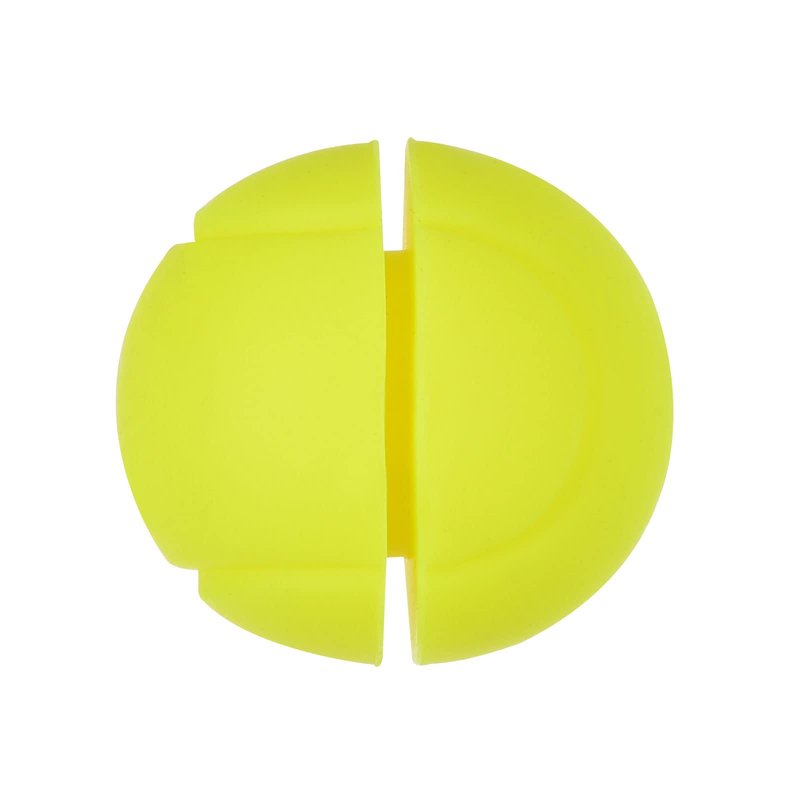 PATIKIL Tennis Vibration Dampener, 2 Pack Silicone Racquet Shock Absorber Racket String Damping, Yellow