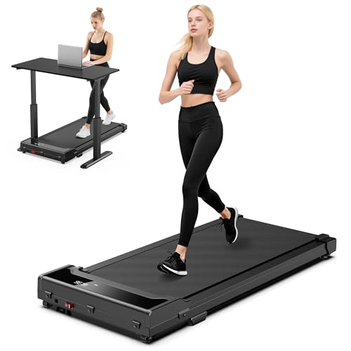 Under Desk Walking Treadmill with Remote Control - Compact & Adjustable