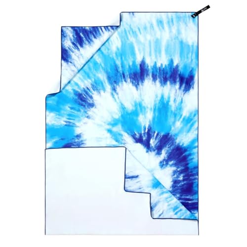 Oversized Microfiber Beach Towel Set - 30"x60" Quick Dry Tie Dye