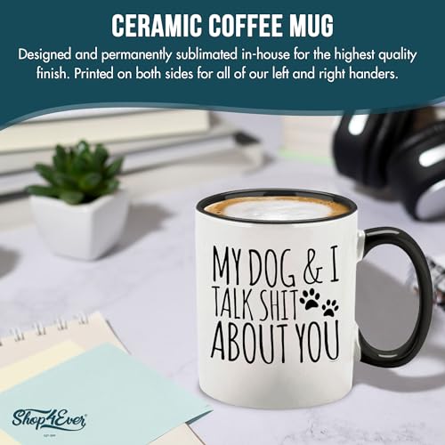 Funny Dog Lover Mug - 11oz Coffee Cup for Dog Moms & Dads, Gift Idea