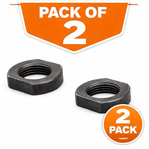 5/8-24 Black Steel Jam Nut - 2 Pieces for Muzzle Brake