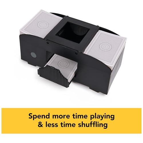Automatic Card Shuffler for 1 or 2 Decks - Quick Shuffle
