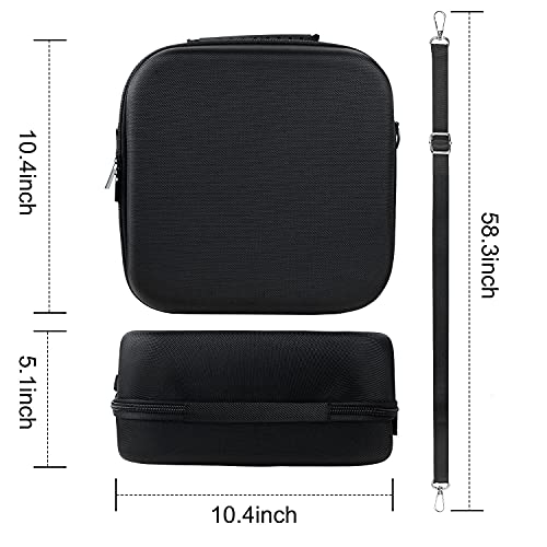 [Face respirator case] Hard Protective Travel Case for 3M Full Facepiece Reusable 6700 6800 6900 [Black]