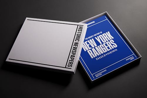 Personalized New York Rangers Hockey History Book - A3 Deluxe Hardcover
