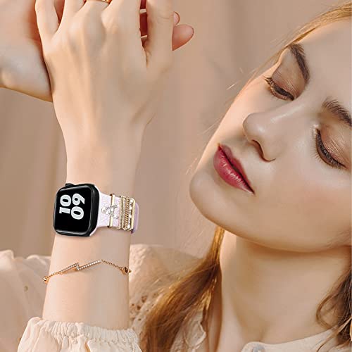 Decorative Rings Loops for Apple Watch Bands - A-Gold