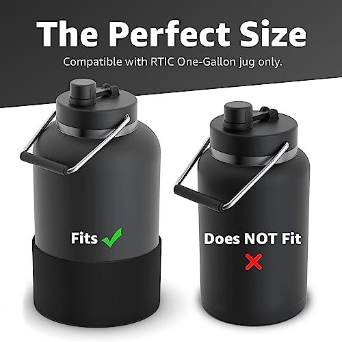 Jmoe USA Silicone Boot for RTIC Jug 128oz / 1 Gallon - Bottom Protector, BPA-Free