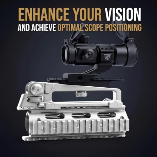 Picatinny Rail Scope Mount for Versatile Optics - 12 Slots