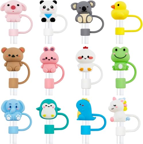 Cute Koala Silicone Straw Cover for 10mm Reusable Straws