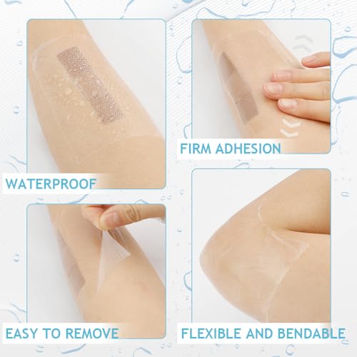 Tattoo Aftercare Bandages - 50 Pcs 7.8x7.8 Inch Waterproof Second Skin Film