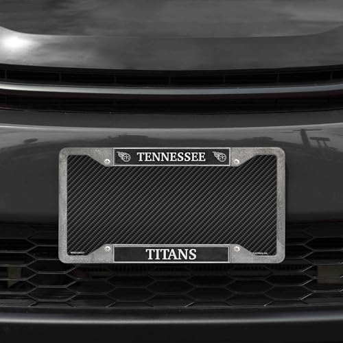 Tennessee Titans License Plate Frame - Antique Pewter 12" x 6"
