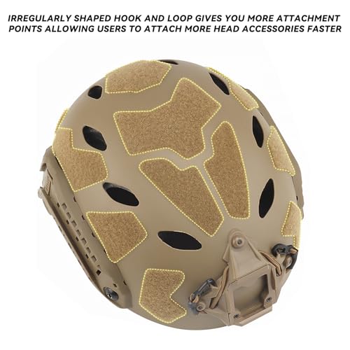 Lightweight High Cut Airsoft Helmet with NVG Mount - Tan