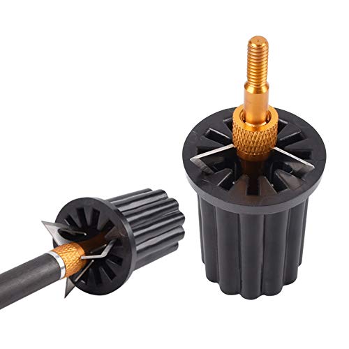 Universal Broadhead Wrench for Fixed Blade Broadheads - Black