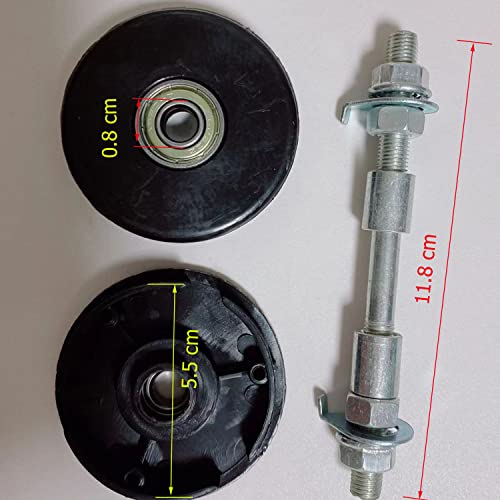 Balance Bike Hub Axle Repair Set with Sealed Bearing Nuts