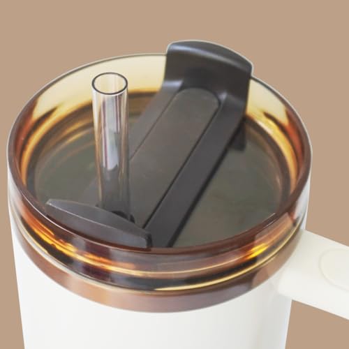 Dyed Colored Lid Replacement for Stanley Quencher 40 oz - Brown