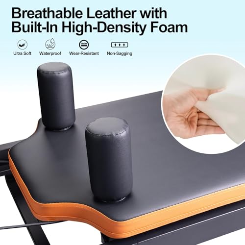 Foldable Pilates Reformer Machine for Home & Gym Use - 250 lbs