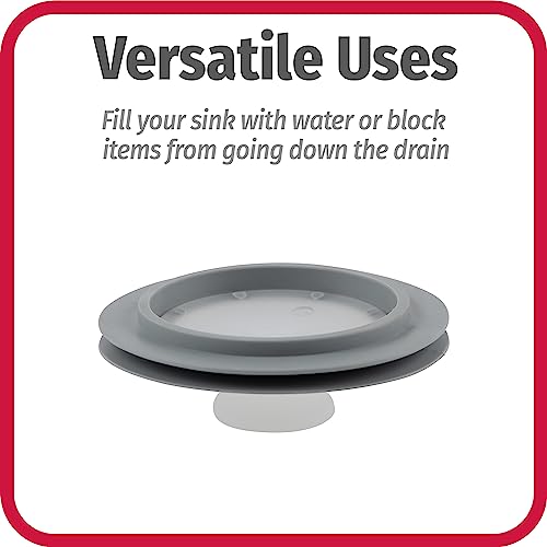 Universal Kitchen Sink Stopper - Flexible Rubber Drain Plug