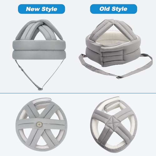 New Upgraded Soft Elderly Helmet for Falls Head Protection,Adult Head Protector from Falls,Elderly Protective Safety Hat Cap,Father's for Elder