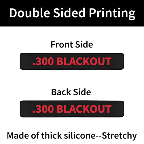 .300 Blackout Magazine Marking Bands - Red 12 Pack