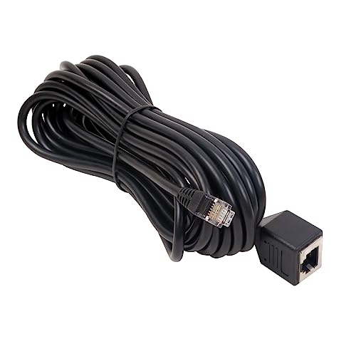 GRC-Y20 2.5M RJ12 6-Pin Microphone Extension Cable for Mobile Radios, 6.5ft