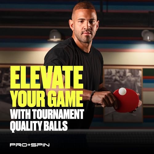 3-Star ITTF-Approved Ping Pong Balls - White, Pack of 40