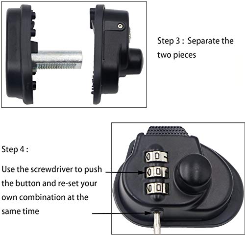 3-Digit Combination Gun Lock & Cable Lock - Onyx
