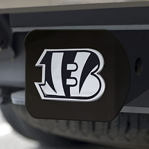 Cincinnati Bengals Black Metal Hitch Cover with 3D Emblem