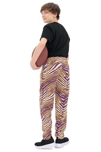 NFL Kids Youth Z88 Zebra Pants - Minnesota Vikings, Size 8-10