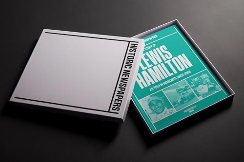 Lewis Hamilton Personalized History Newspaper Book - F1 Fan Gift