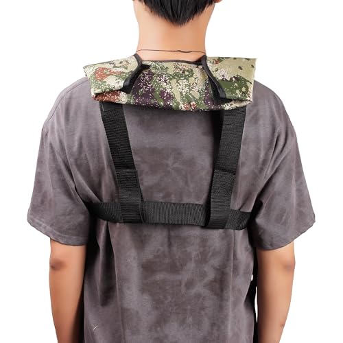 Samilalago Lightweight Automatic Inflatable Life Vest for Adults, Light Camouflage, 300 lb Limit