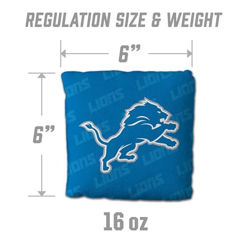 Cornhole Bags Set - 4PK Detroit Lions - Grey & Blue