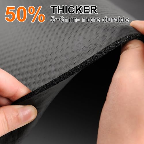 Exercise Bike Mat - Foldable Treadmill Mat 29.5" x 60"