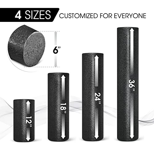 36-Inch High-Density Foam Roller for Full Body Massage & Yoga