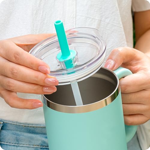 Bluwing Black Press-In Tumbler Lid for Hydro Flask 32oz & 40oz Travel Tumblers