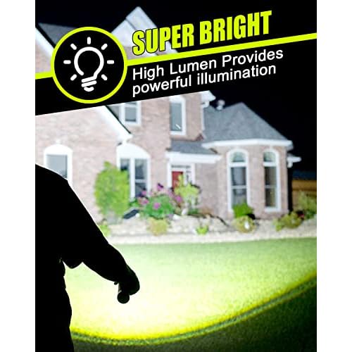 Victoper LED Flashlights 2 Pack, High Powered Lumens Super Bright Tactical Flashlight, Rechargeable Flash Light, 5 Modes Zoomable Waterproof Flash Lights for Emergency, Outdoor, Camping, Hiking