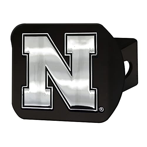 Black Metal Hitch Cover for 2 Inch Hitches - University of Nebraska