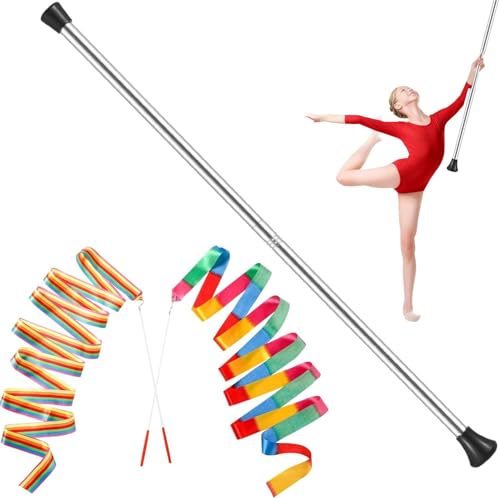 28-Inch Stainless Steel Twirling Baton for Kids - Black