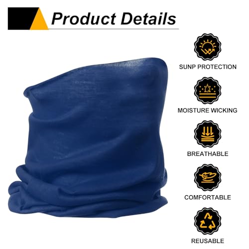 Cooling Neck Gaiter - Dark Blue Sun Protection Face Mask
