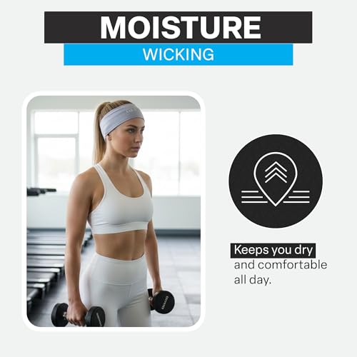Cold Factor Instant Cooling Headband - Neutral Pack, UV Protection, Moisture-Wicking