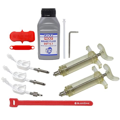 BleedZone SRAM Brake Bleed Kit with 100ml DOT 5.1 Fluid & Edge Tool