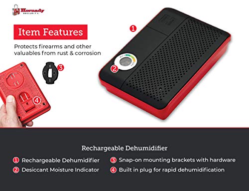 Portable Rechargeable Dehumidifier for Gun Safes - Model 95900