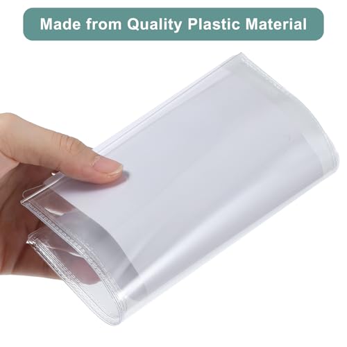 Clear Mahjong Card Sleeves - 4 Pack for Large Size Scorecards