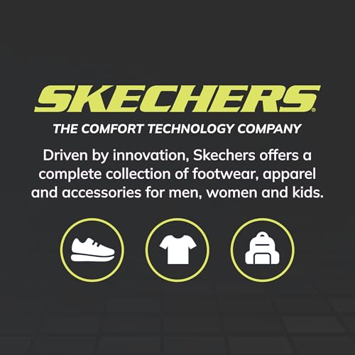 Skechers Men's 6 Pack Quarter Crew Socks White/Grey 10-13 - Athletic Comfort
