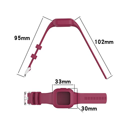 Silicone Watch Band for Garmin Vivofit jr.3 - Cherry Blossom Pink