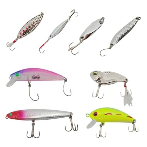Fishing Lure Kit - 3D Simulation Crank Baits for Fresh & Salt Water