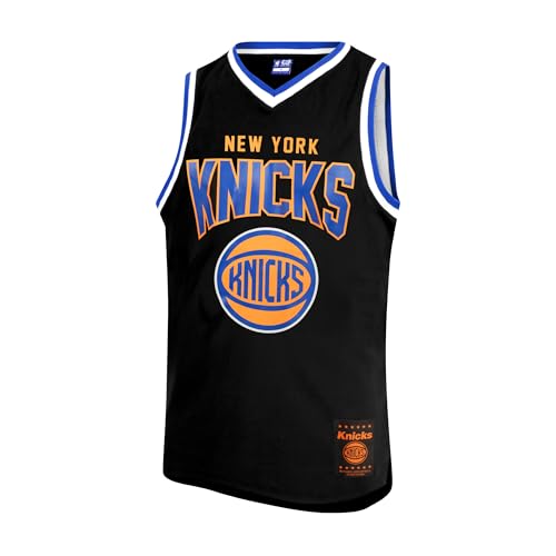 New York Knicks Men's NBA Sleeveless Tank Top XL Black - Ultra Game