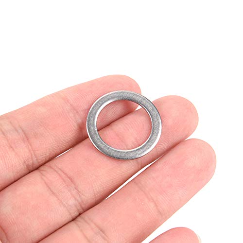 Stainless Steel Pedal Washers for 9/16" Bike Pedals - 12 Pack