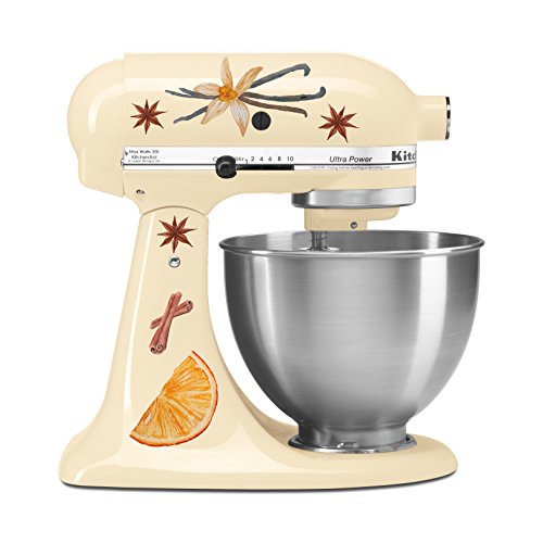 Citrus Vanilla and Spices Decal Set for KitchenAid Mixer - Artistic Full Color Watercolor Painted Style Decals for Your Mixer