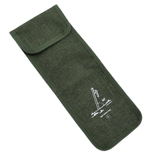 Tent Stakes Storage Bag - 2 Pack Organizer for 8-16 Stakes