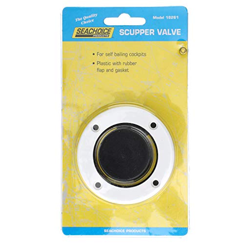 2-7/8 Inch Scupper Valve Kit for Self-Bailing Cockpits